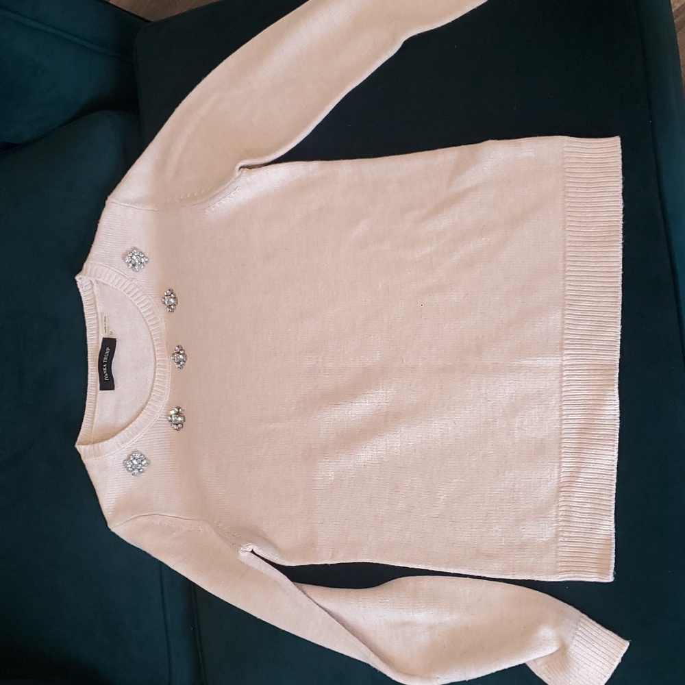 Pale pink Ivanka Trump sweater